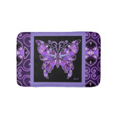 Paarse vlinder 31 badmat (Voorkant)