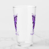 Paarse vlinder 31 glas (Rechts)