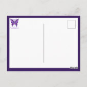 Paarse Vlinder 31 Postkaart (Achterkant)