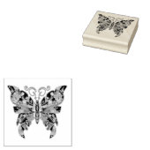 paarse vlinder 31 	rubberstempel (Gestempeld)