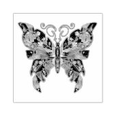 paarse vlinder 31 	rubberstempel (Afrduk)