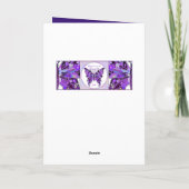 Paarse Vlinder 31 uitnodiging (Achterkant)