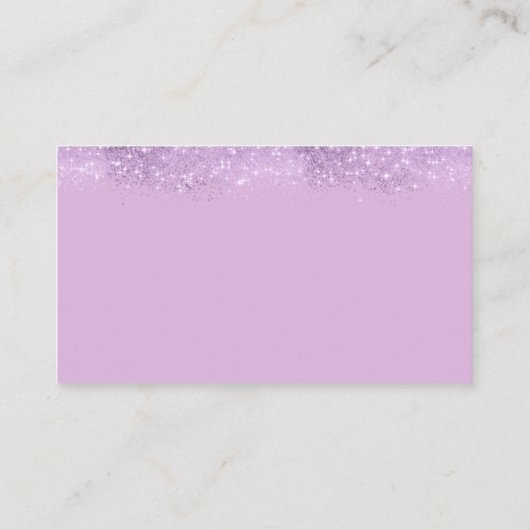 Paarse Vlinder Baby shower Luier Raffle Ticket Informatiekaartje (Achterkant)