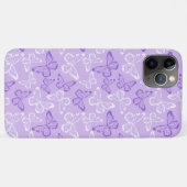 Paarse Vlinder Case-Mate iPhone Case (Achterkant (horizontaal))