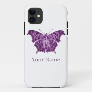 Paarse vlinder, curiosiden iPhone 11 hoesje