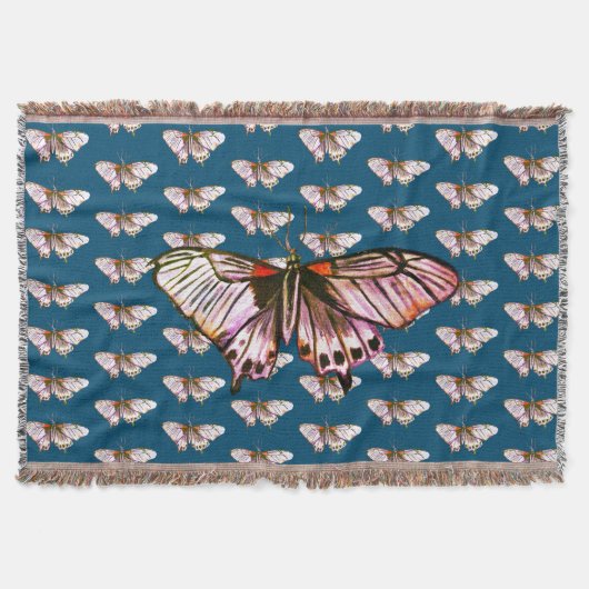 Paarse vlinder deken (Voorkant)