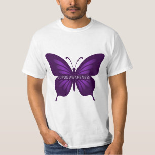 Paarse vlinder: Lupusbewustzijn T-shirt