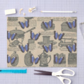  Paarse vlinder Tissuepapier (Craft)