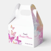 Paarse Vlinders Bruidsfeest Favor Dozen Bedankdoosjes (Voorkant Zijde)