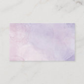 Paarse Vlinders Luier Raffle Informatiekaartje (Achterkant)