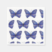 Paarse vlinders servetten (Voorkant)