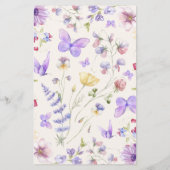 Paarse vlinders wat op je telefoon bruids spel (Achterkant)