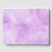 Paarse volken Meisje Paars en Goud Baptisme Gastenboek (Achterkant)