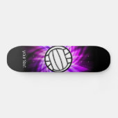 Paarse volleybal skateboard (Horizontaal)