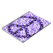 Paarse vredestroepen notitieboek (Linkerzijde)