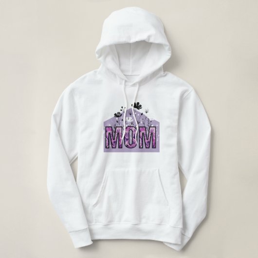 Paarse vrouw hoodie (Design voorkant)