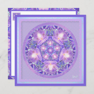 Paarse W1-blanco kaart