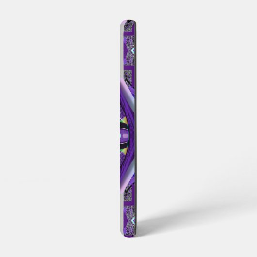 paarse W3 Samsung Galaxy Hoesje (Linkerkant)