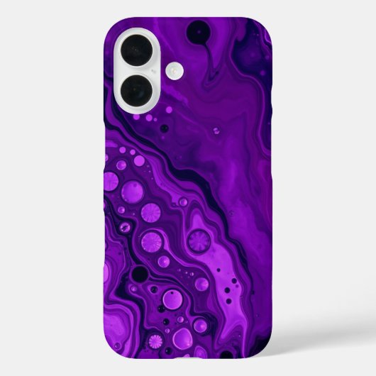 Paarse waas: een werveling van kleur Case-Mate iPhone case (Achterkant)