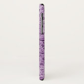 Paarse waterdruppels Case-Mate iPhone case (Achterkant/links)