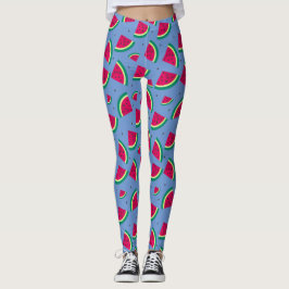 Paarse watermeloen leggings