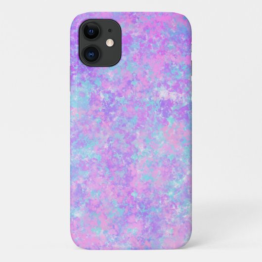 Paarse waterverf abstract Case-Mate iPhone case (Achterkant)