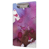 Paarse Waterverf Achtergrond Klembord (Links)