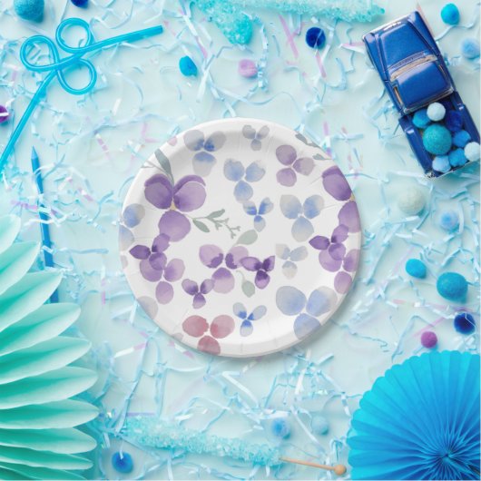 Paarse Waterverf bord  (Feest)