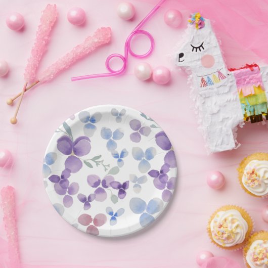 Paarse Waterverf bord  (Feest)