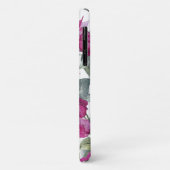 Paarse Waterverf Bougainvillea Patroon Custom Case-Mate iPhone Case (Achterkant/links)