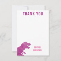 Paarse Waterverf dinosaurus gepersonaliseerd dank