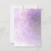 paarse waterverf Eerste Communie Kaart (Achterkant)