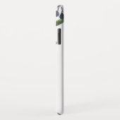 Paarse Waterverf  Floral Drop Quote Case-Mate iPhone Case (Achterkant/rechts)