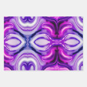 Paarse Waterverf Inpakpapier Vel (Voorkant)