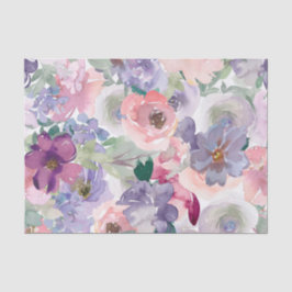 Paarse Waterverf ontkoppeling Tissuepapier