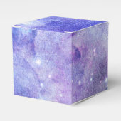 Paarse Waterverf sterrenhemelvaart Bedankdoosjes (Voorkant Zijde)