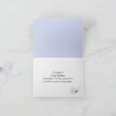 Paarse Waterverf ventilator sympathie bedankt (Binnen)