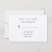 Paarse Waterverf Vuurzeggende RSVP (Achterkant)