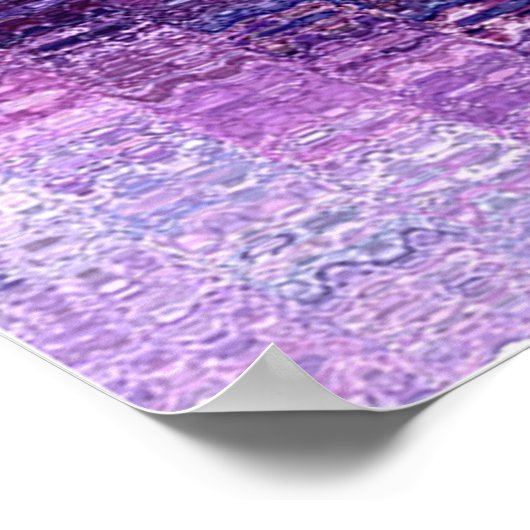 Paarse Weave Poster (Hoek)