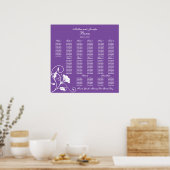 Paarse weddenschappen poster (Keuken)