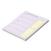  Paarse weekblad Notitieblok (Gedraaid)