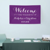 PAARSE Welkomstbruiloft Banner Rustic Gold (Beurs)