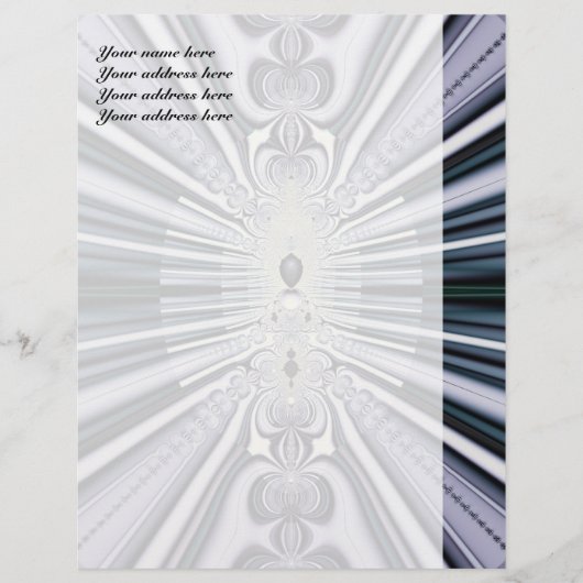 Paarse Wereld Custom Briefhoofd (Voorkant)
