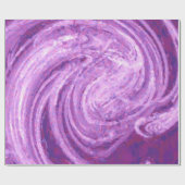 Paarse wervelkolom cadeaupapier (Vlak)