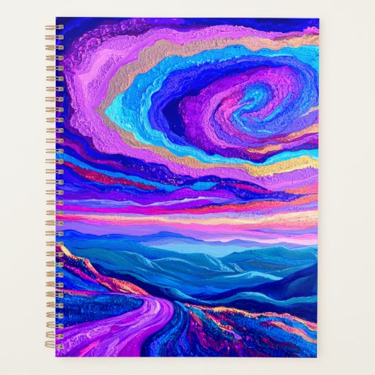 Paarse wervelkolom planner (Voorkant)