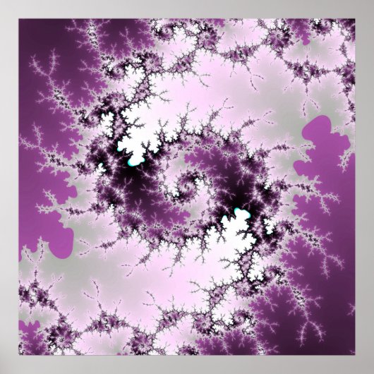 Paarse wervelkolom poster (Voorkant)