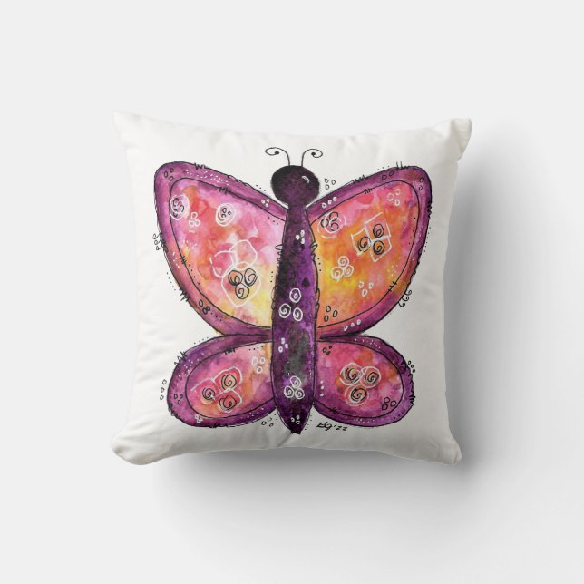 Paarse whisky kussen (Voorkant)