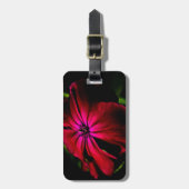 Paarse Wild Flower cd ltcnm Bagagelabel (Voorkant verticaal)