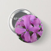Paarse Wildbloemen Button (Voorkant /achterkant)