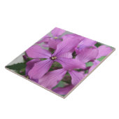 Paarse Wildbloemen Tile Tegeltje (Zijkant)